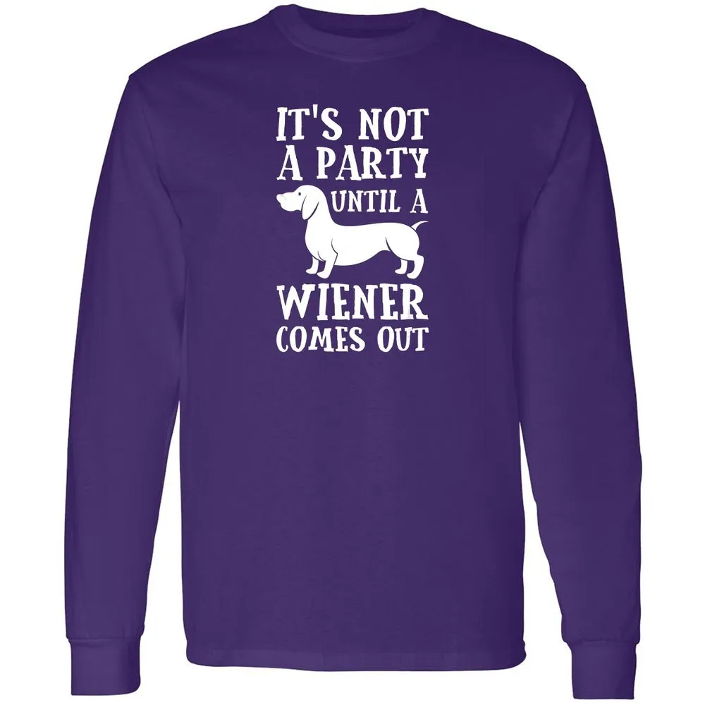 Long Sleeve T-Shirt - W2PHJK3X - Purple - 13