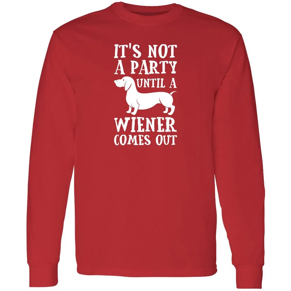 Long Sleeve T-Shirt - W2PHJK3X - Red - 14