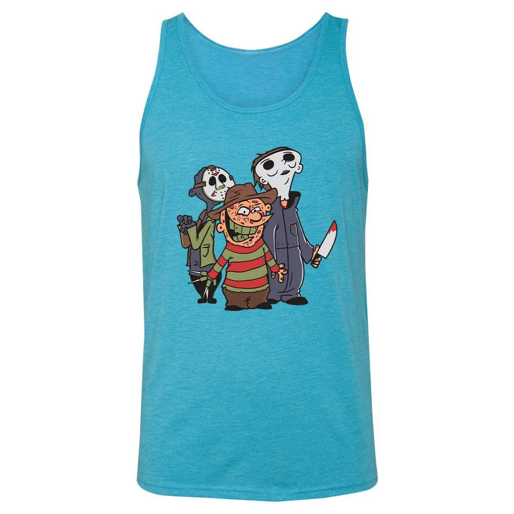 Unisex Jersey Tank - 9291XXEJ - Aqua Triblend - 3