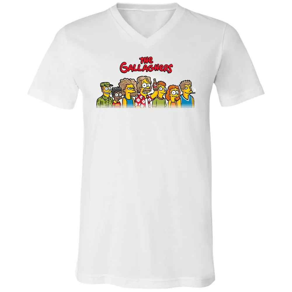 Unisex V-Neck T-Shirt - CAUBD64N - White - 5