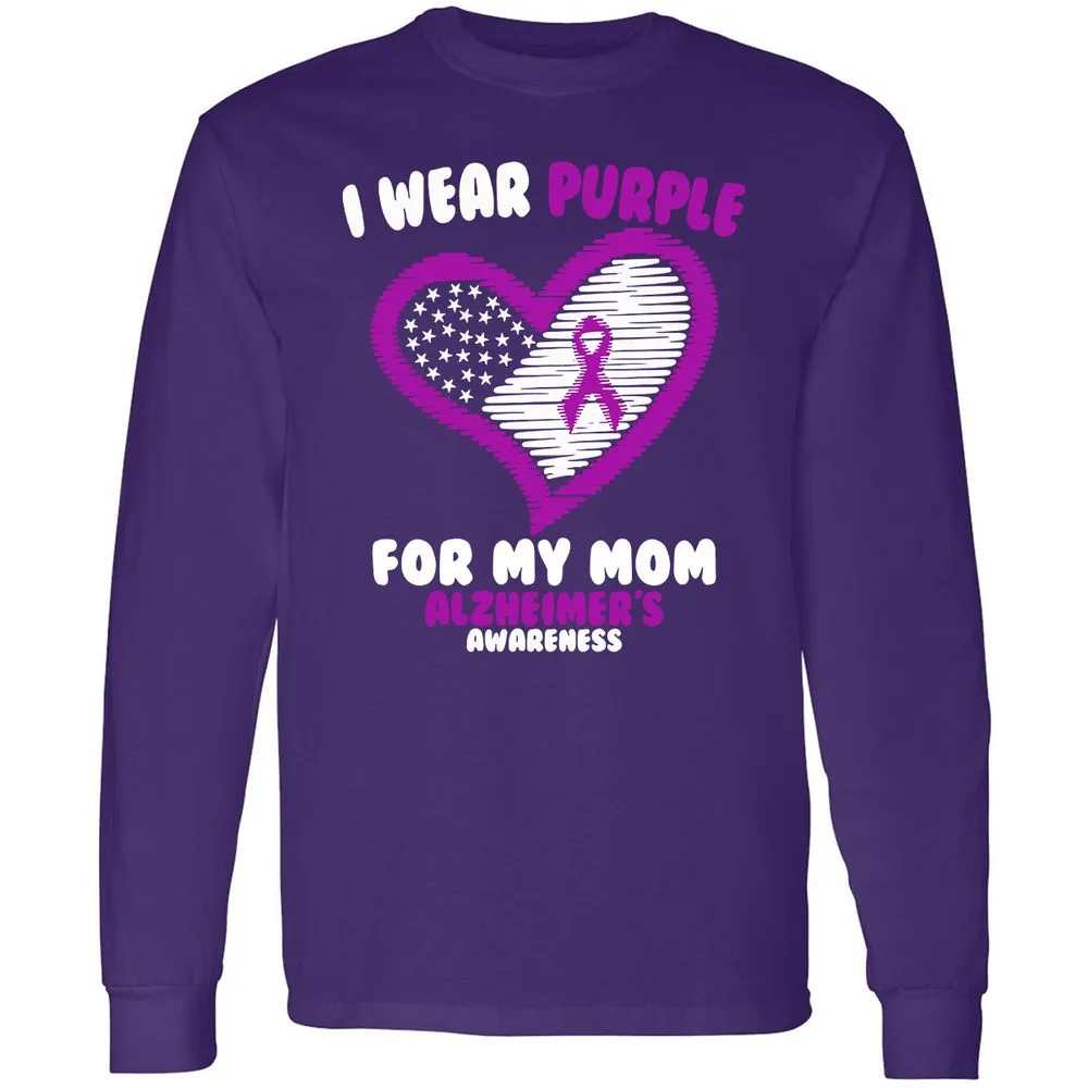 Long Sleeve T-Shirt - XZM6517F - Purple - 13