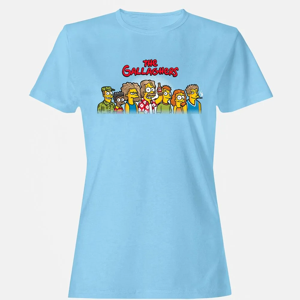 Women's T-Shirt - LXY6QZCQ - Light Blue - 8