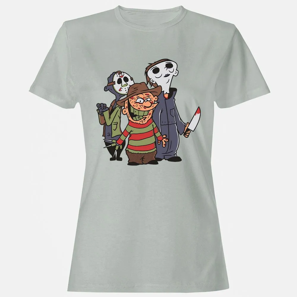 Women's T-Shirt - SL797E1Q - Ash - 2