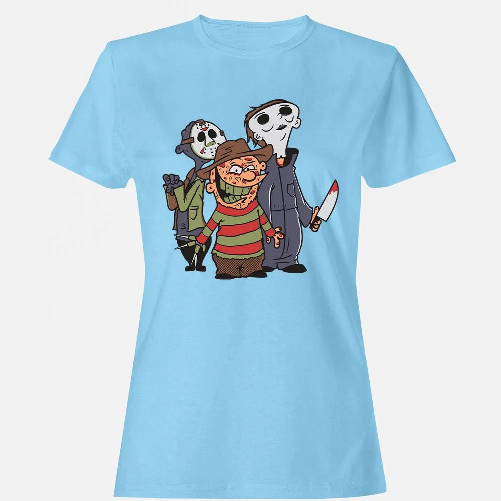 Women's T-Shirt - SL797E1Q - Light Blue - 8