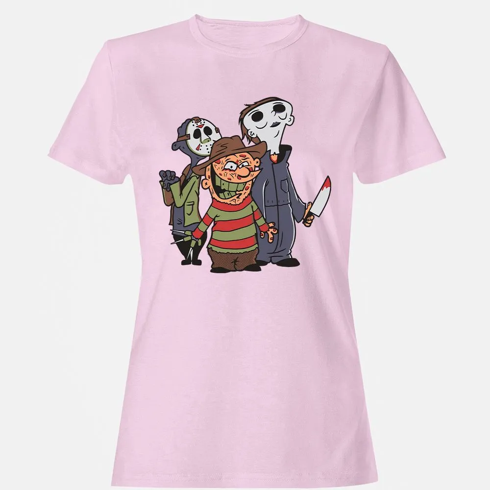Women's T-Shirt - SL797E1Q - Light Pink - 9