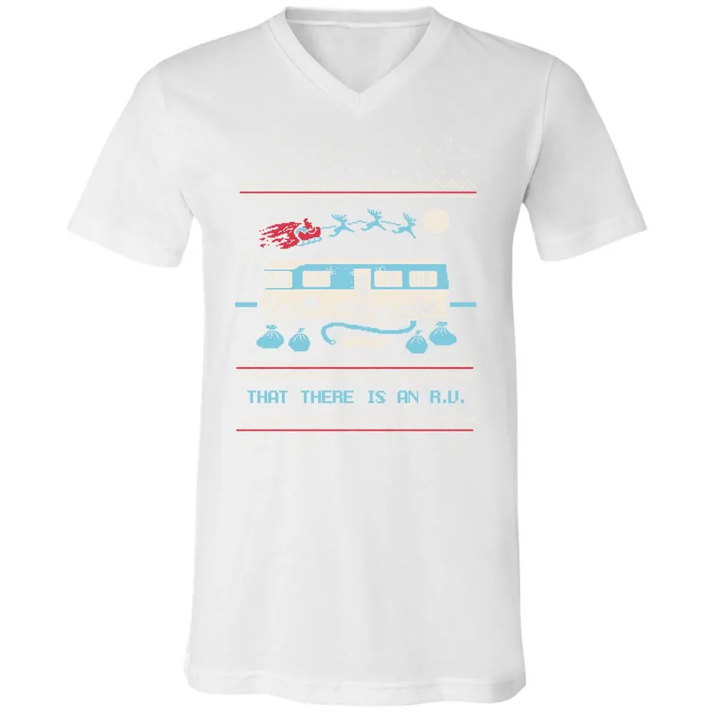Unisex V-Neck T-Shirt - SPTGRENJ - White - 5
