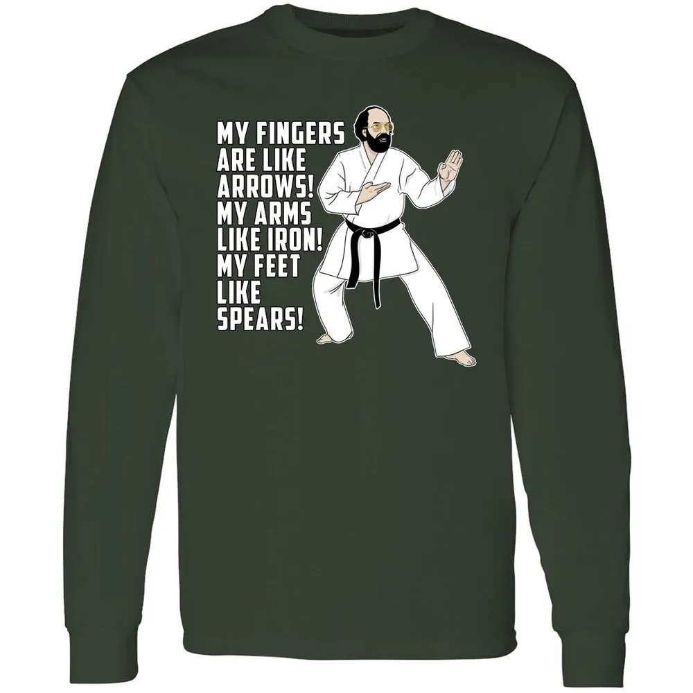 Long Sleeve T-Shirt - YVR1RSG4 - Forest Green - 4