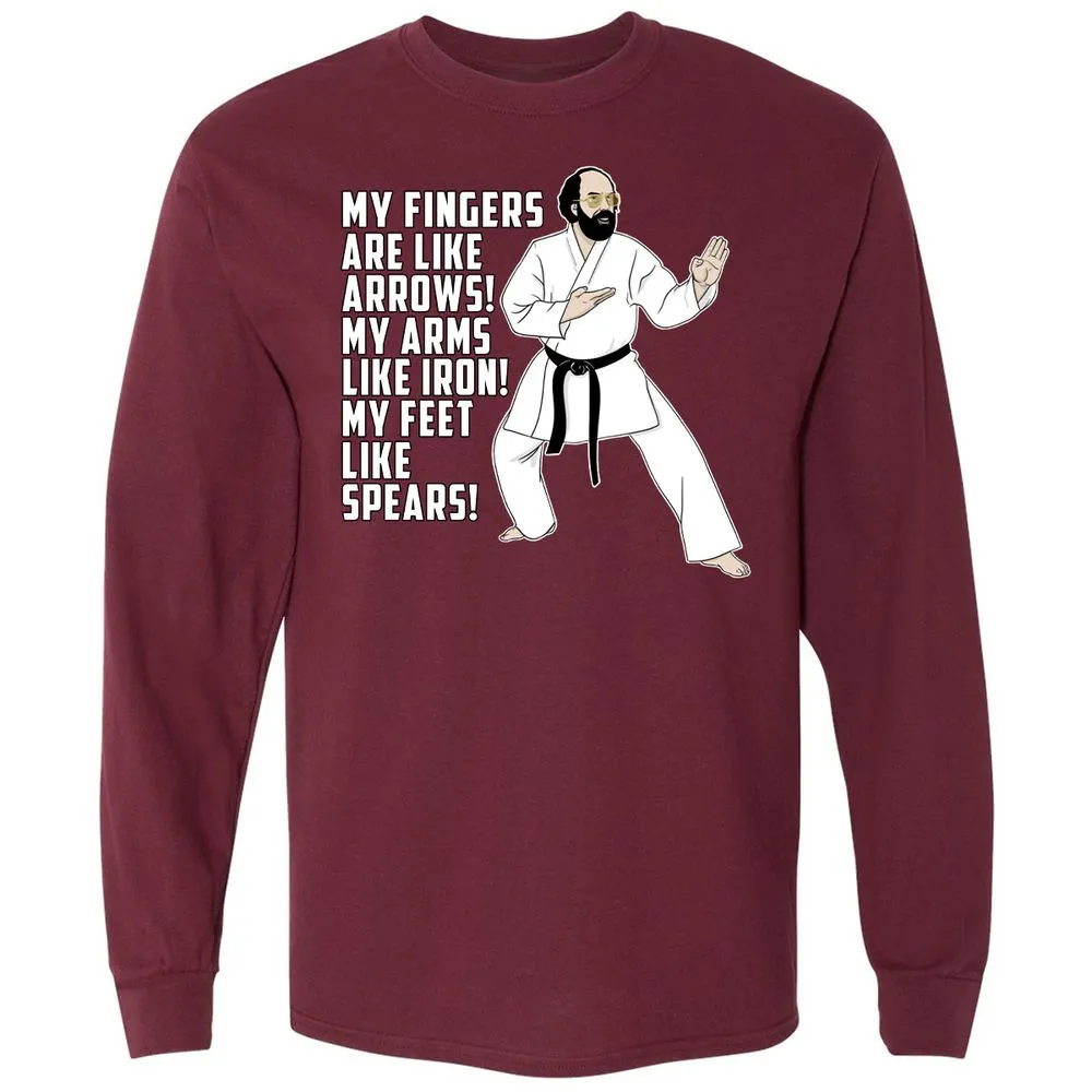 Long Sleeve T-Shirt - YVR1RSG4 - Maroon - 11