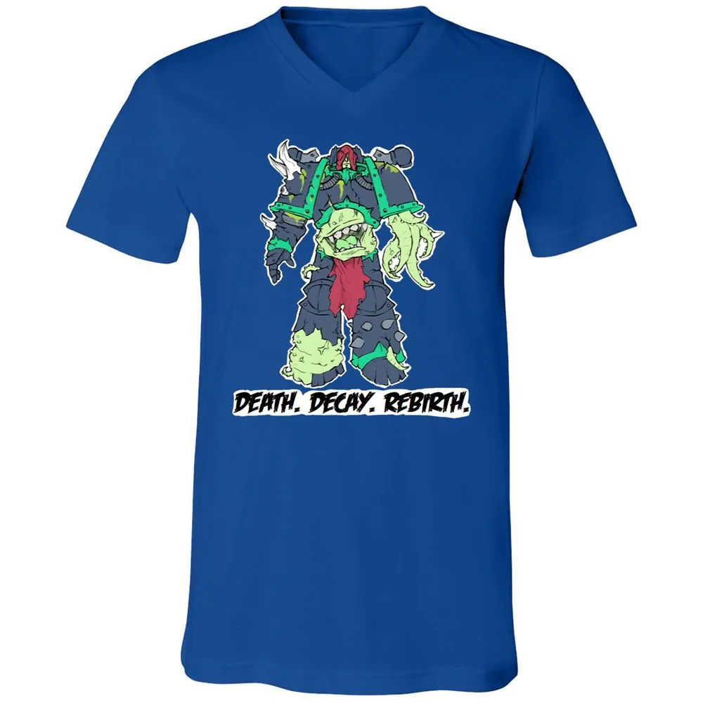 Unisex V-Neck T-Shirt - USC86S7Q - True Royal - 4