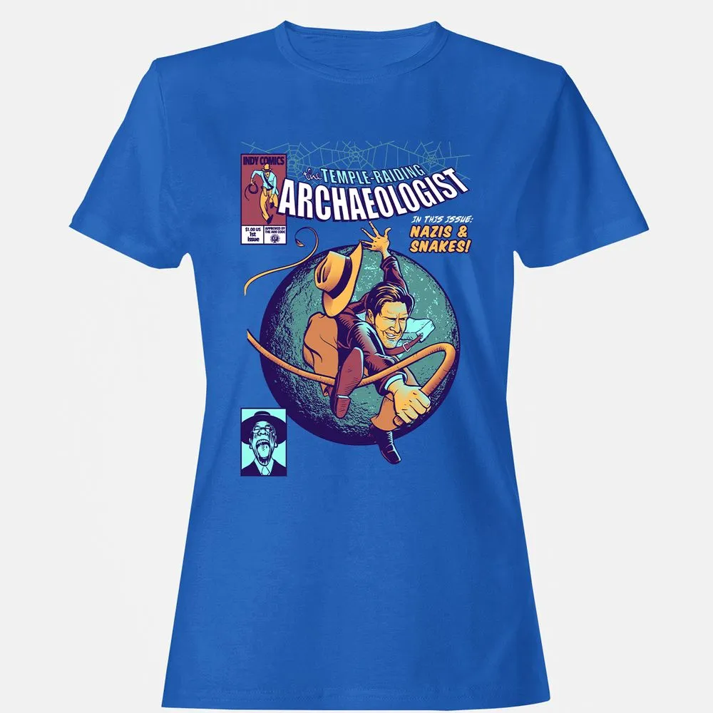 Women's T-Shirt - T7MQZX6J - Royal - 14