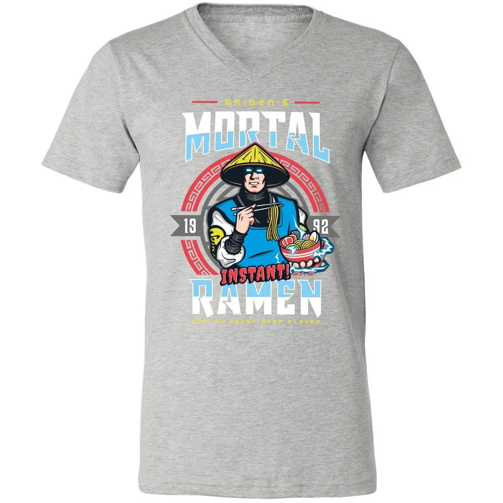 Unisex V-Neck T-Shirt - FFD3AUKJ - Athletic Heather - 7