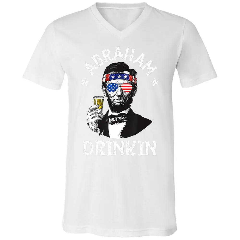 Unisex V-Neck T-Shirt - J3BXWSQ2 - White - 5