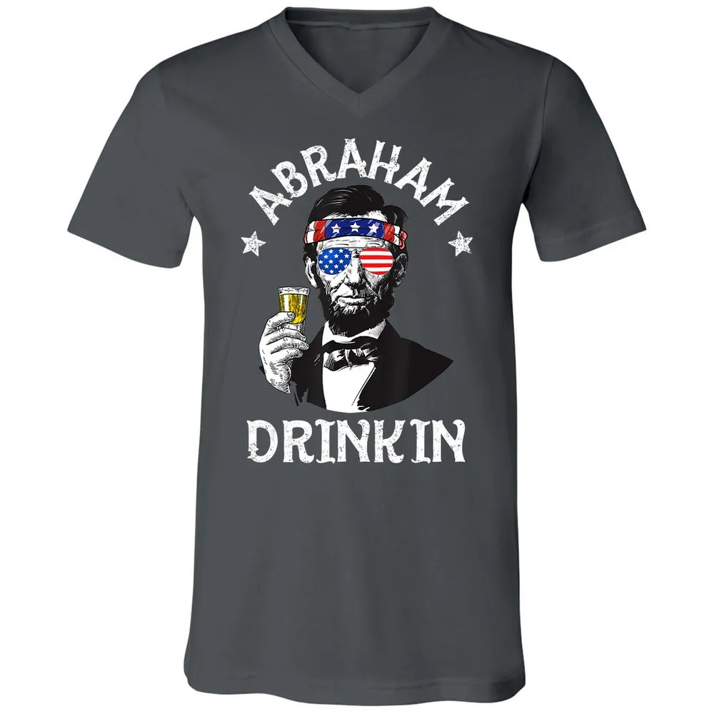 Unisex V-Neck T-Shirt - J3BXWSQ2 - Asphalt - 12