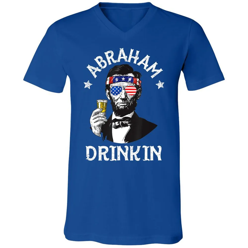 Unisex V-Neck T-Shirt - J3BXWSQ2 - True Royal - 4