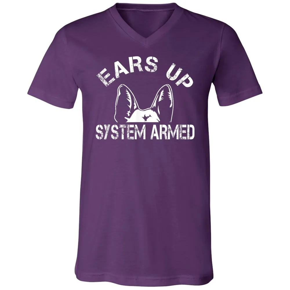 Unisex V-Neck T-Shirt - KSLTCSDA - Team Purple - 9