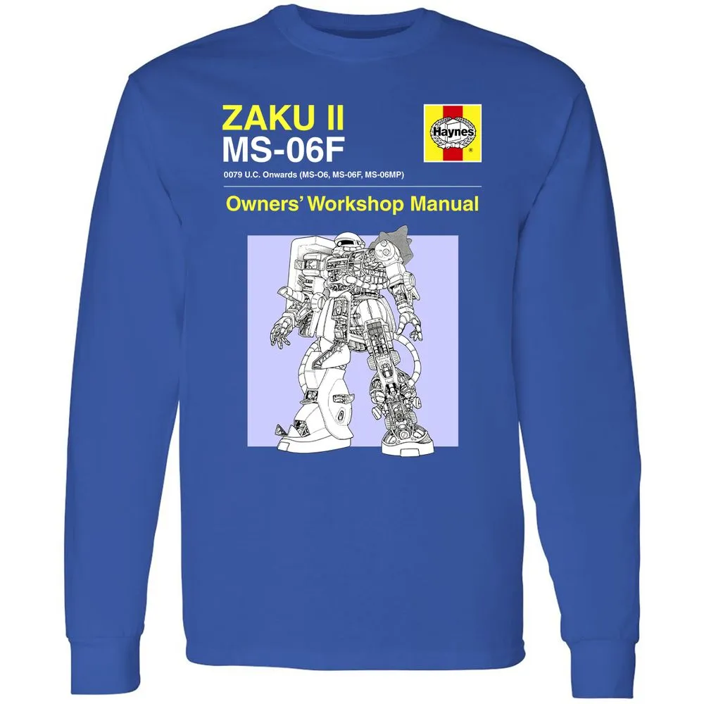 Long Sleeve T-Shirt - 5TK24E99 - Royal - 8