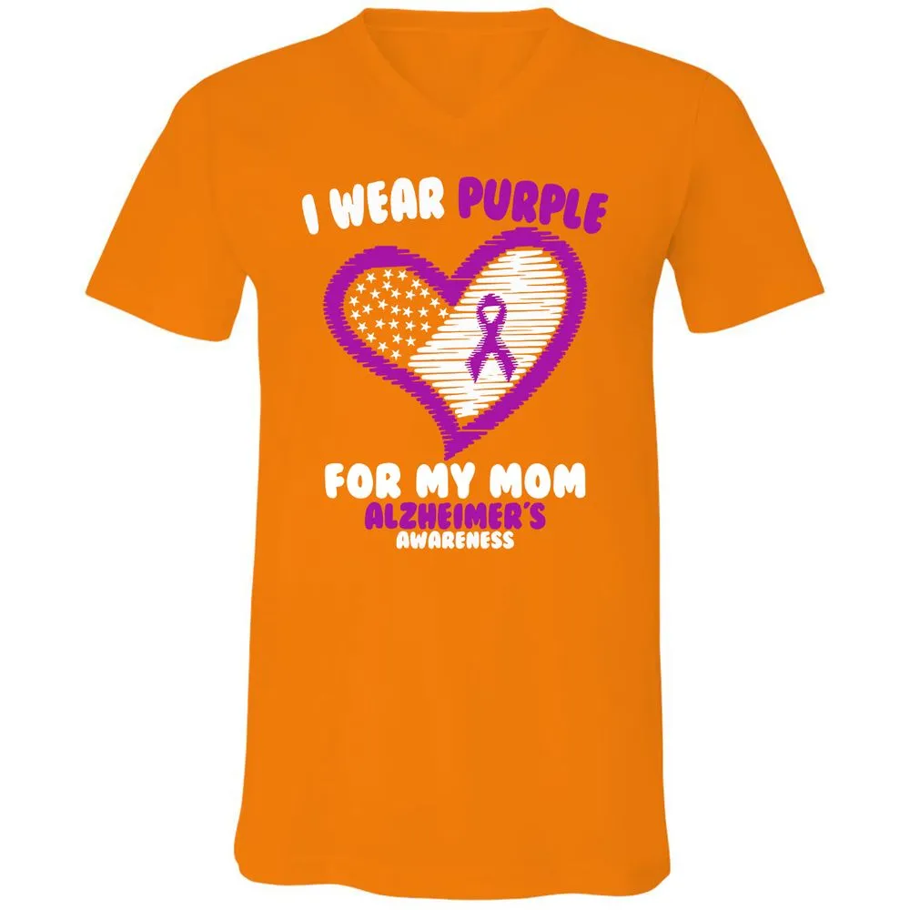 Unisex V-Neck T-Shirt - 2ZV2TWX9 - Orange - 11
