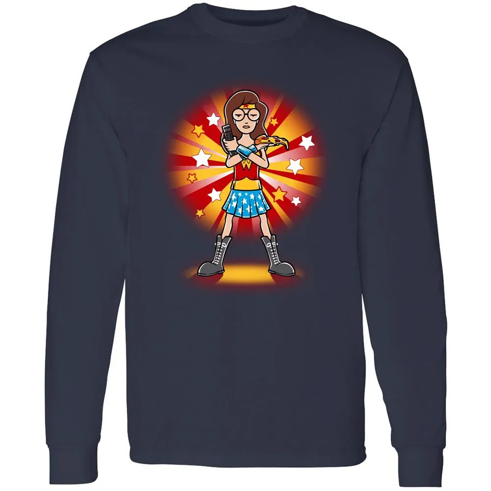 Long Sleeve T-Shirt - 2K7258NX - Navy - 2