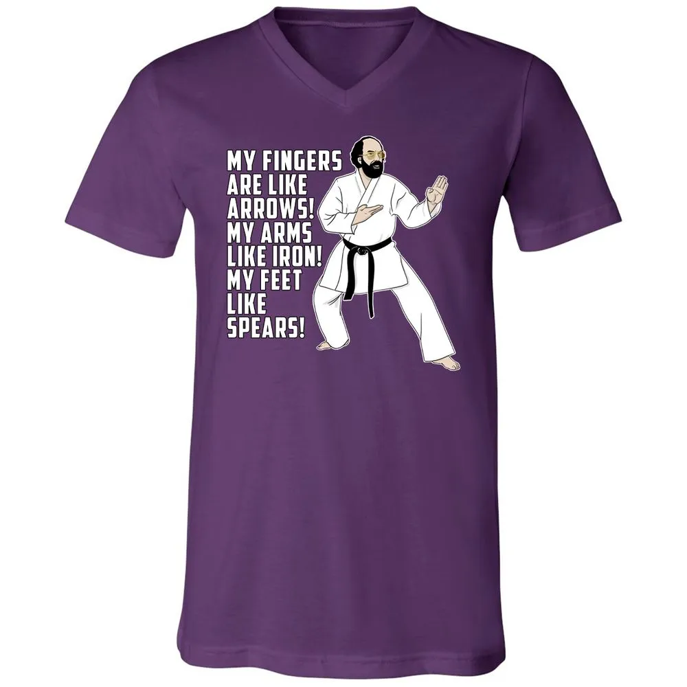 Unisex V-Neck T-Shirt - AH92NGHV - Team Purple - 9