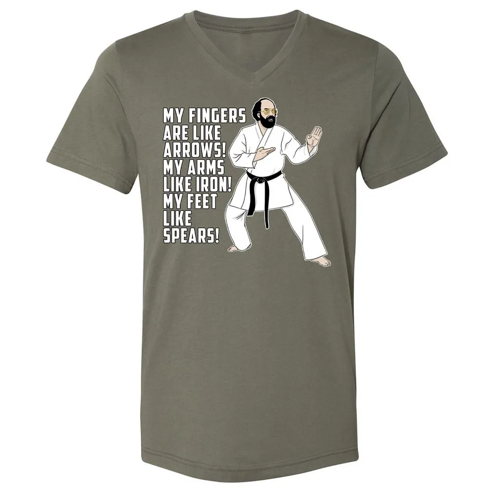 Unisex V-Neck T-Shirt - AH92NGHV - Military Green - 10