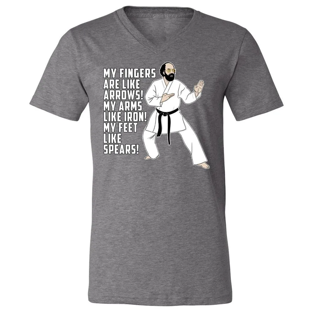 Unisex V-Neck T-Shirt - AH92NGHV - Deep Heather - 13