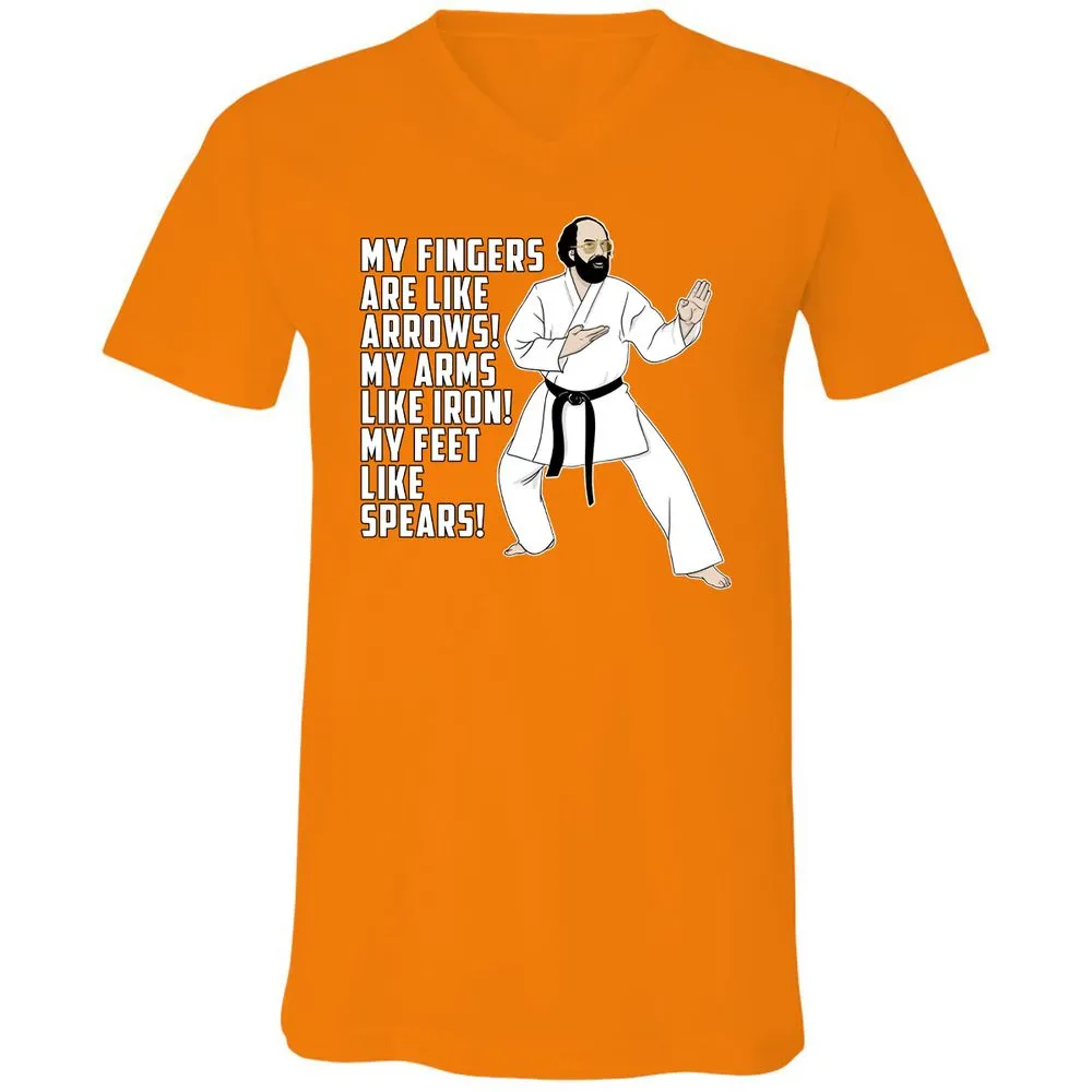 Unisex V-Neck T-Shirt - AH92NGHV - Orange - 11