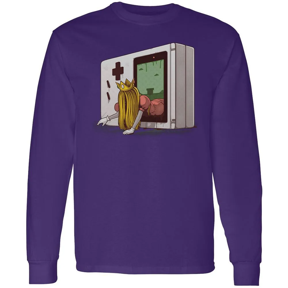 Long Sleeve T-Shirt - VD3BWJD1 - Purple - 13