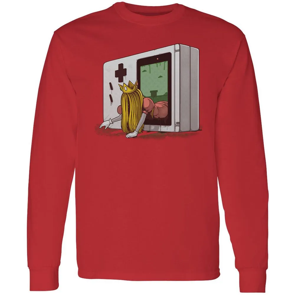 Long Sleeve T-Shirt - VD3BWJD1 - Red - 14