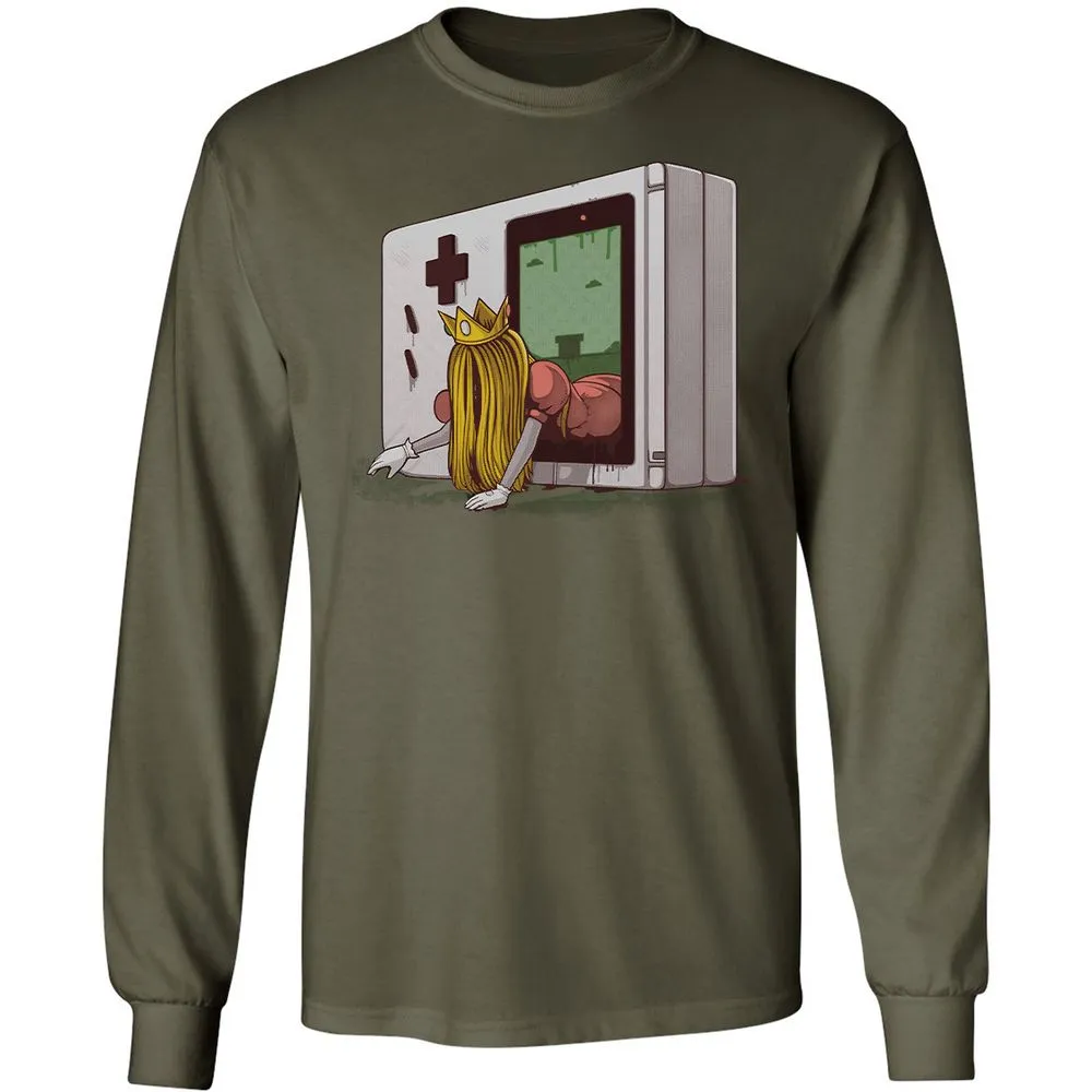 Long Sleeve T-Shirt - VD3BWJD1 - Military Green - 16