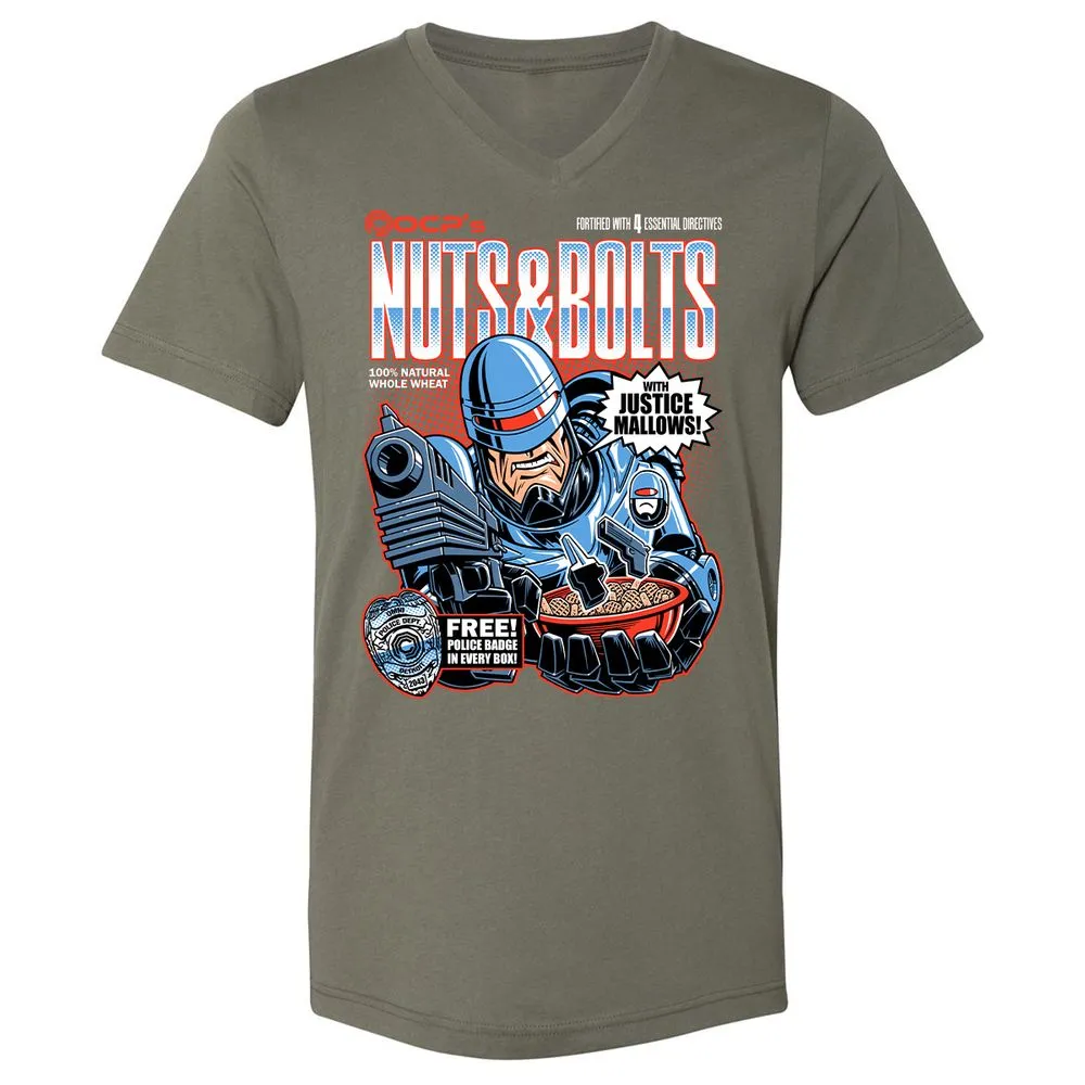 Unisex V-Neck T-Shirt - X2W4QW89 - Military Green - 10