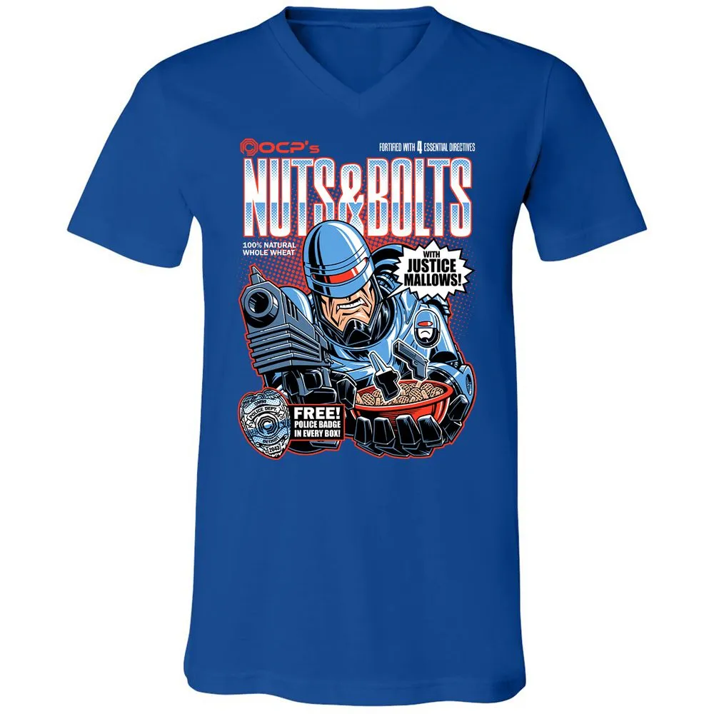 Unisex V-Neck T-Shirt - X2W4QW89 - True Royal - 4