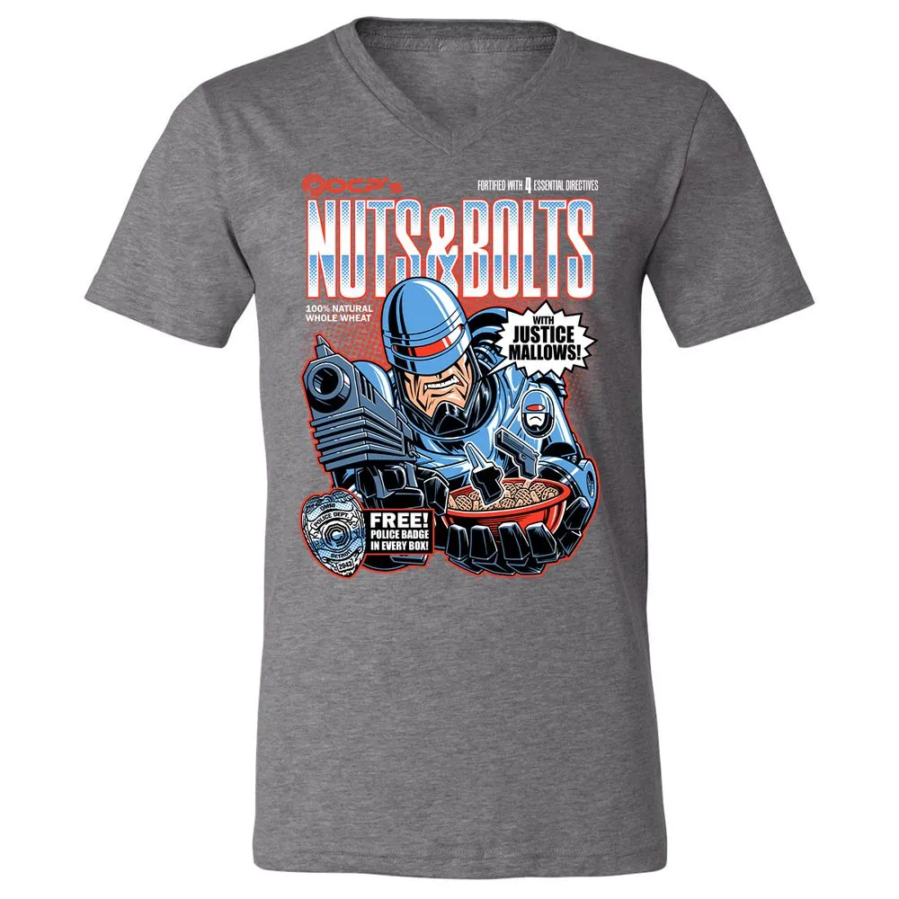 Unisex V-Neck T-Shirt - X2W4QW89 - Deep Heather - 13
