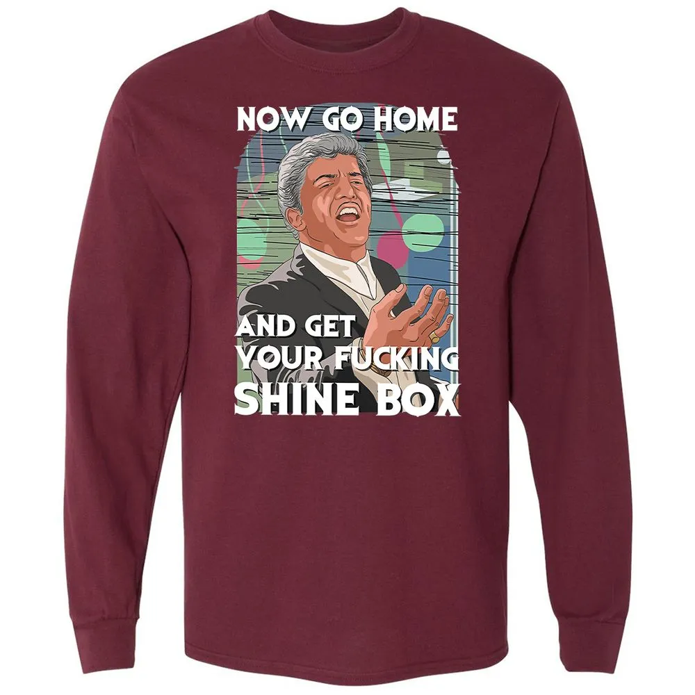 Long Sleeve T-Shirt - GEY367WX - Maroon - 11