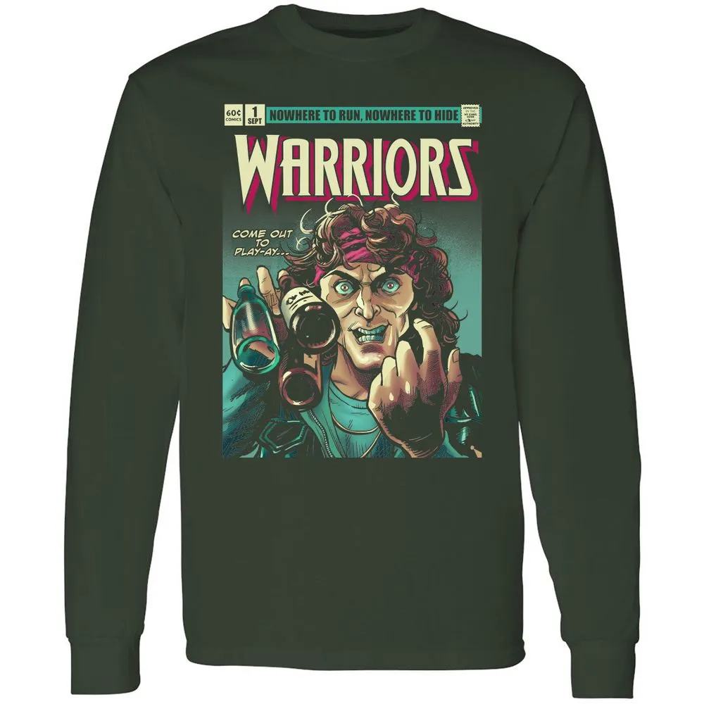 Long Sleeve T-Shirt - Z5H2D6C7 - Forest Green - 4