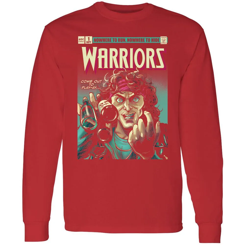 Long Sleeve T-Shirt - Z5H2D6C7 - Red - 14