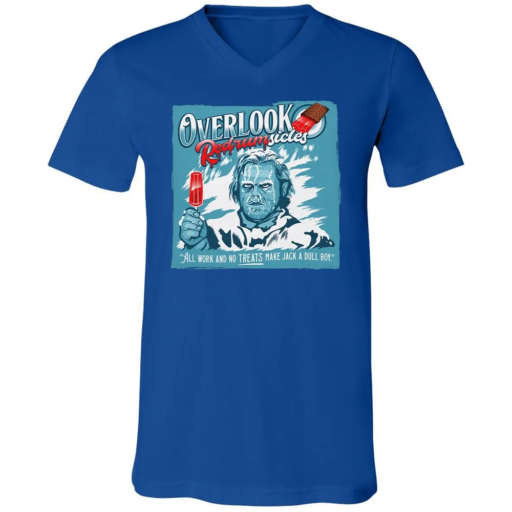 Unisex V-Neck T-Shirt - 9KFB5K98 - True Royal - 4