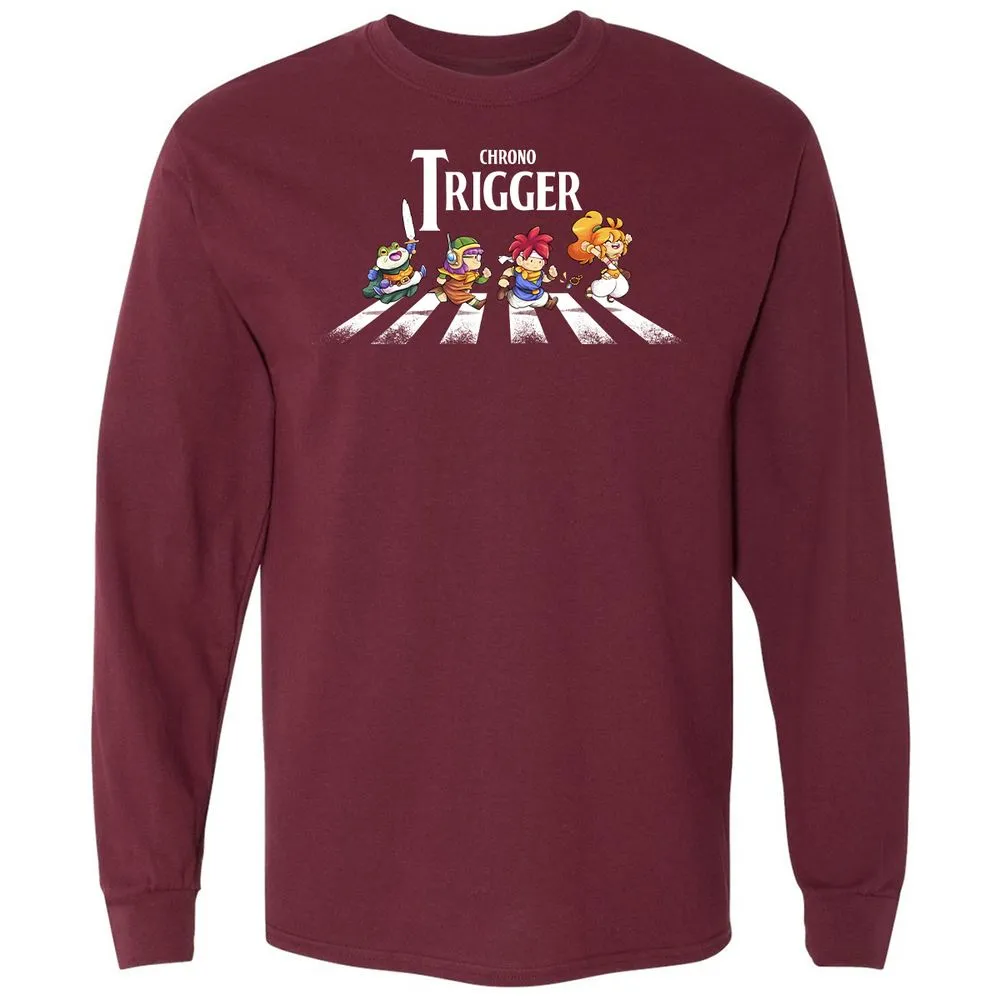 Long Sleeve T-Shirt - G72Z7BCP - Maroon - 11