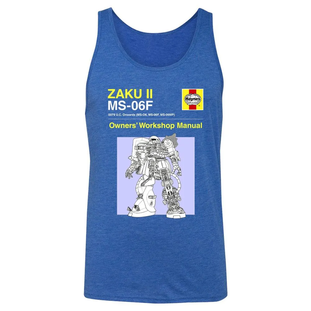 Unisex Jersey Tank - GN7HL18Q - True Royal Triblend - 12