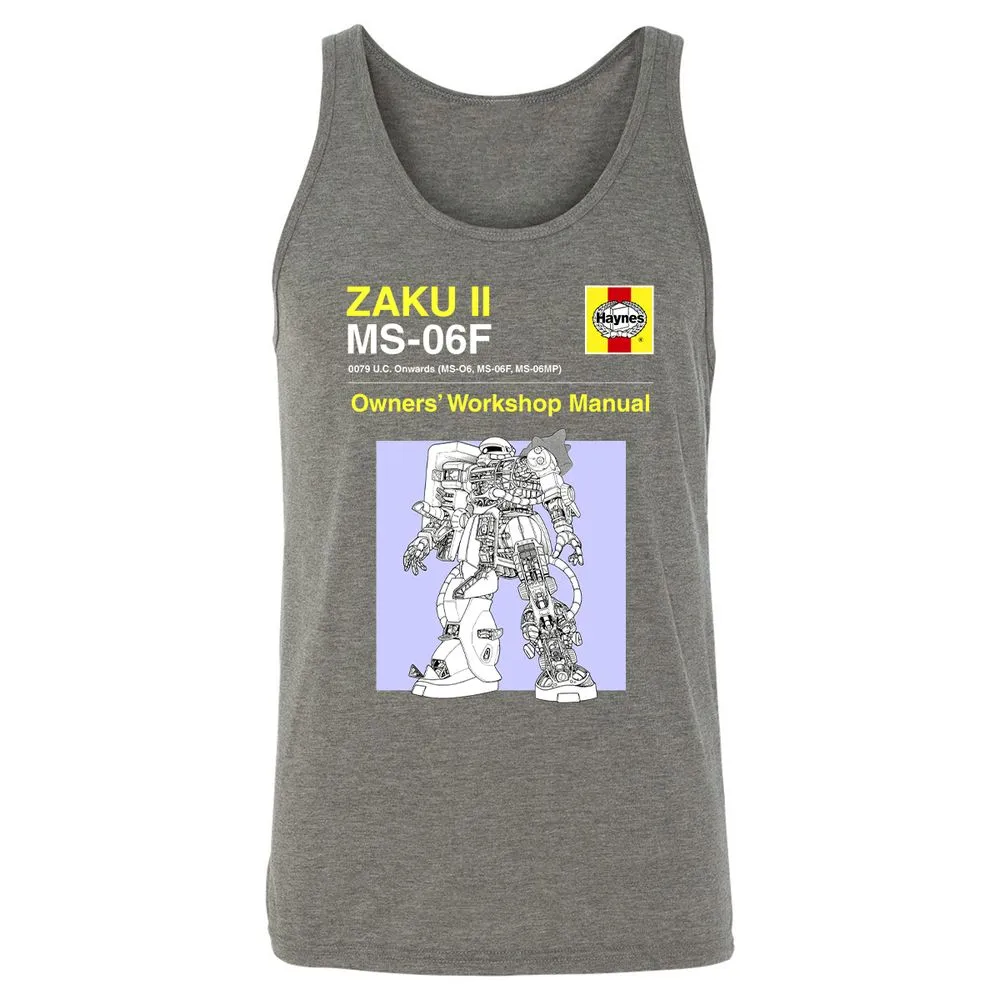 Unisex Jersey Tank - GN7HL18Q - Grey Triblend - 8