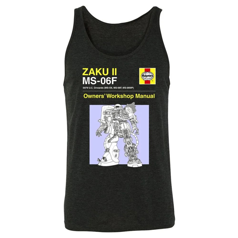 Unisex Jersey Tank - GN7HL18Q - Charcoal Black Triblend - 5