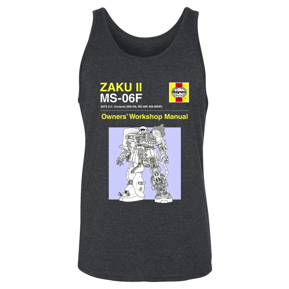 Unisex Jersey Tank - GN7HL18Q - Dark Grey Heather - 6