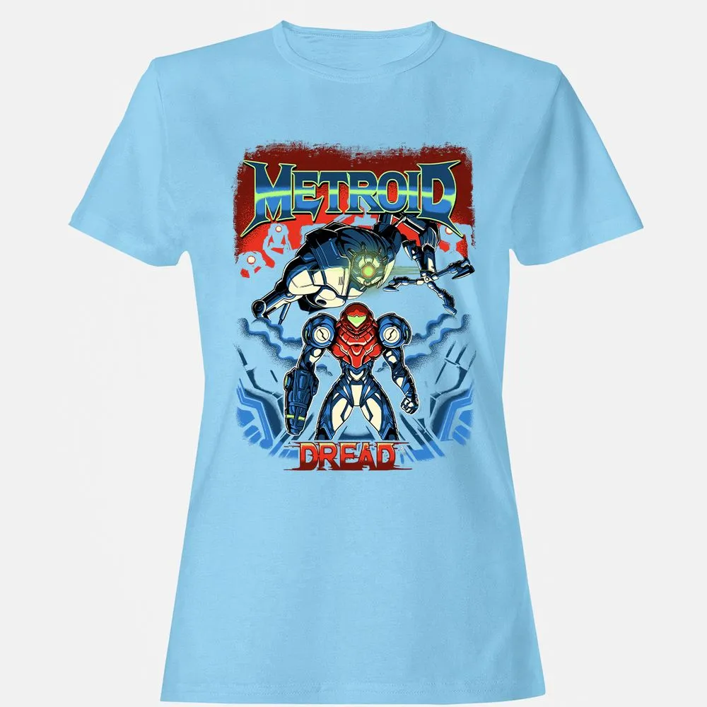 Women's T-Shirt - CQF4UJDX - Light Blue - 8