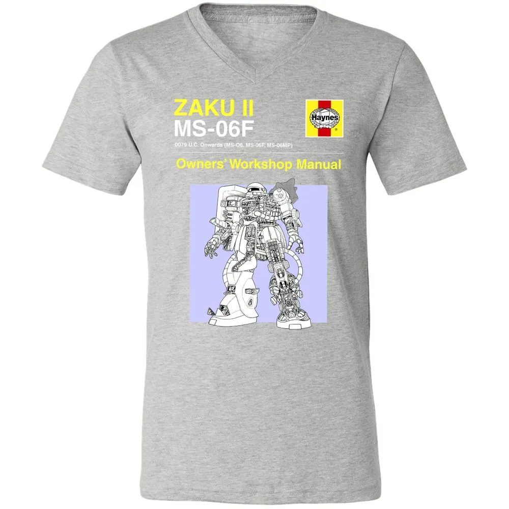 Unisex V-Neck T-Shirt - KGRD4GTQ - Athletic Heather - 7