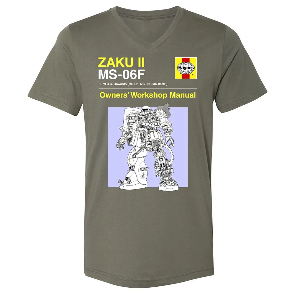 Unisex V-Neck T-Shirt - KGRD4GTQ - Military Green - 10