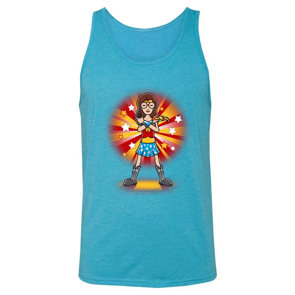 Unisex Jersey Tank - NGW5APXR - Aqua Triblend - 3