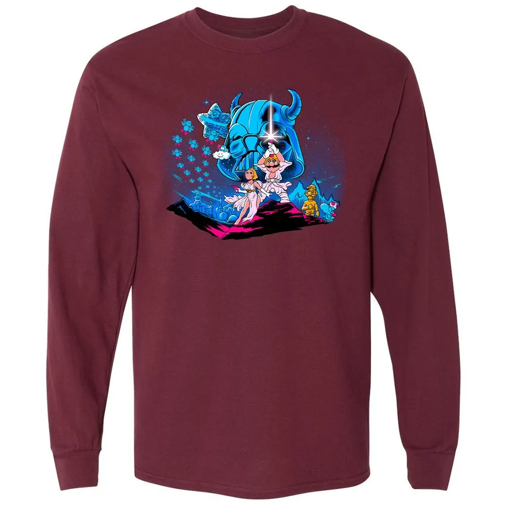 Long Sleeve T-Shirt - 7GPHQCQT - Maroon - 11