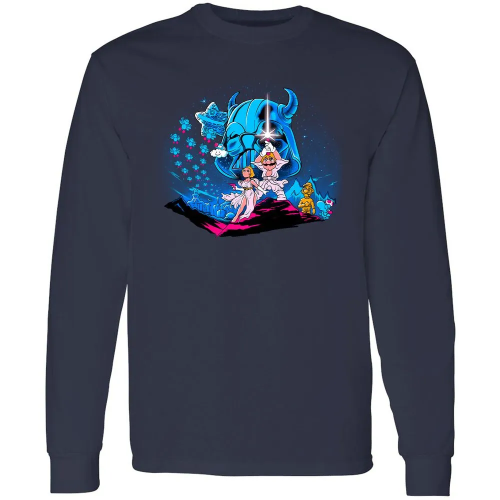 Long Sleeve T-Shirt - 7GPHQCQT - Navy - 2