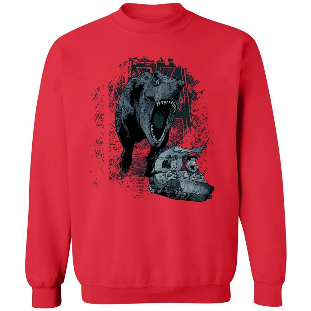 Classic Unisex Sweatshirt - H79FNU7Q - Red - 5