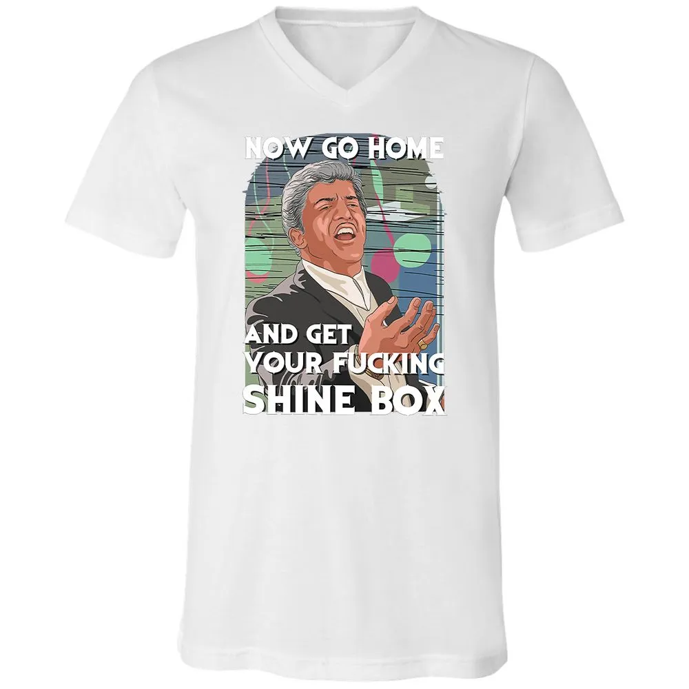 Unisex V-Neck T-Shirt - WZFUVMS7 - White - 5