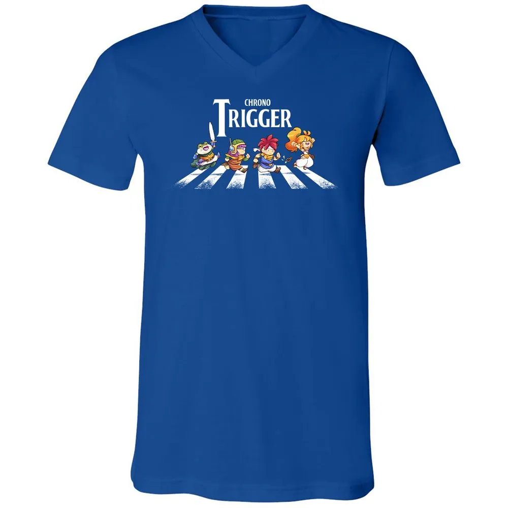 Unisex V-Neck T-Shirt - A8PS1XJ5 - True Royal - 4